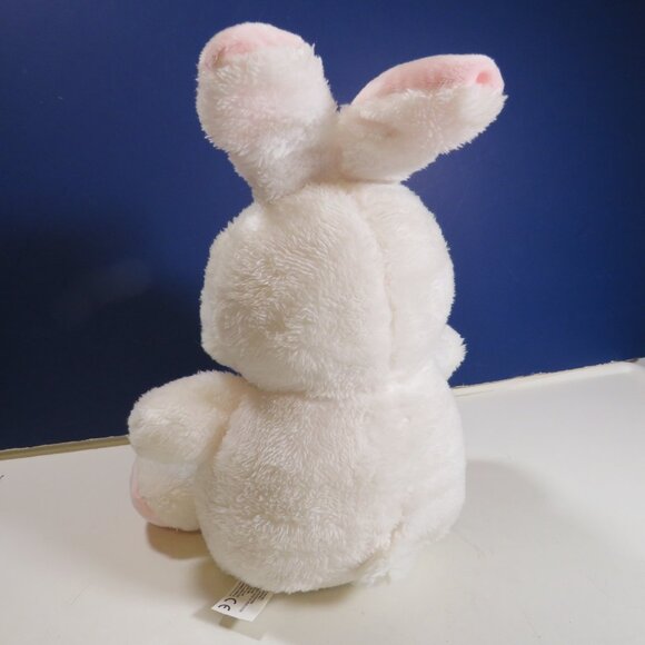 My First Easter white bunny plush rabbit with rattle BABY Girl - Picture 3 of 9